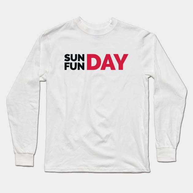 Sun Fun Day Long Sleeve T-Shirt by PCollection